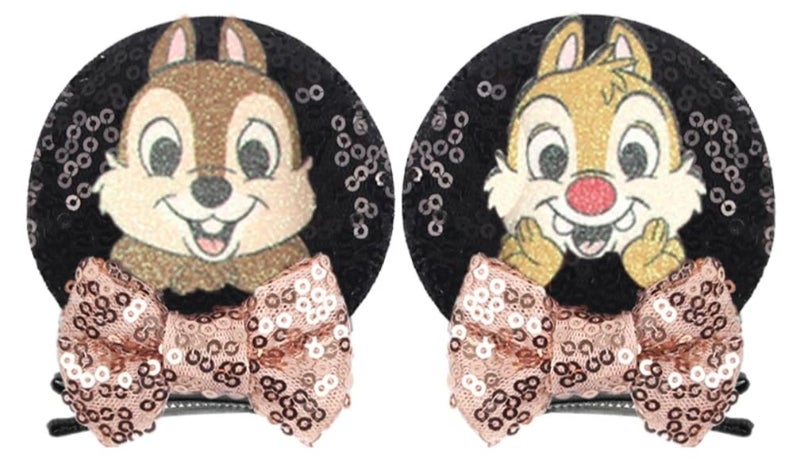 Minnie Ears Baby/Toddler Headband, (Chip Hair Clip)
